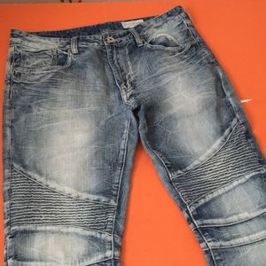 Research and development biker jeans 👖